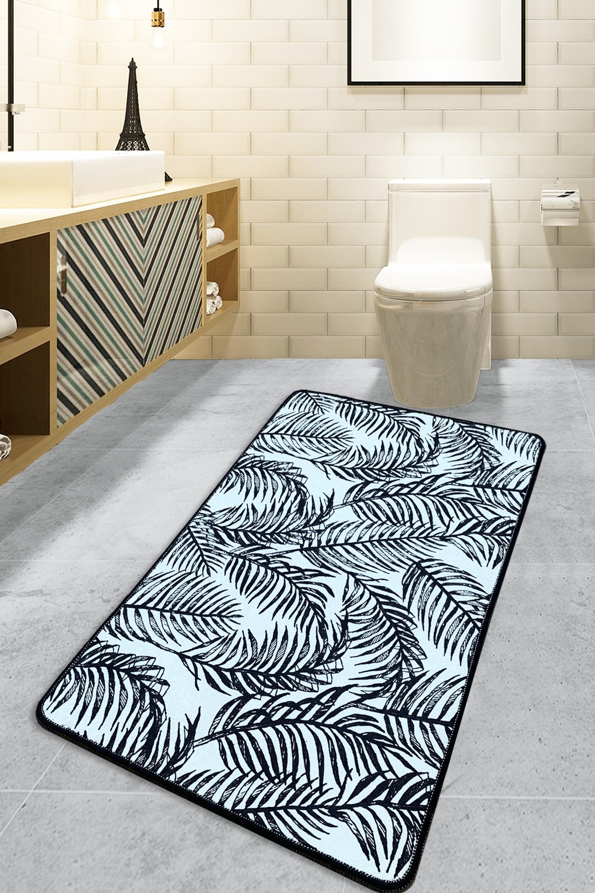 Простирка за бања L'essentiel Maison 70x120cm Шарена