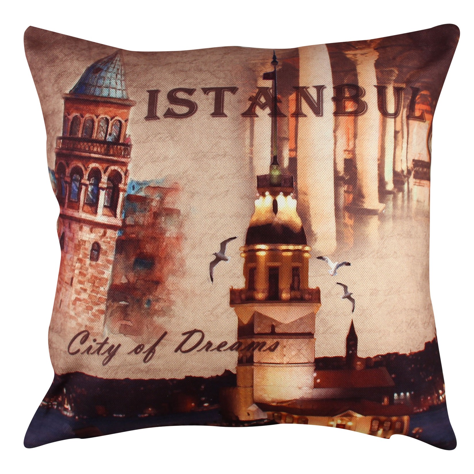 Перница Аберто Дизајн 43x43см во боја