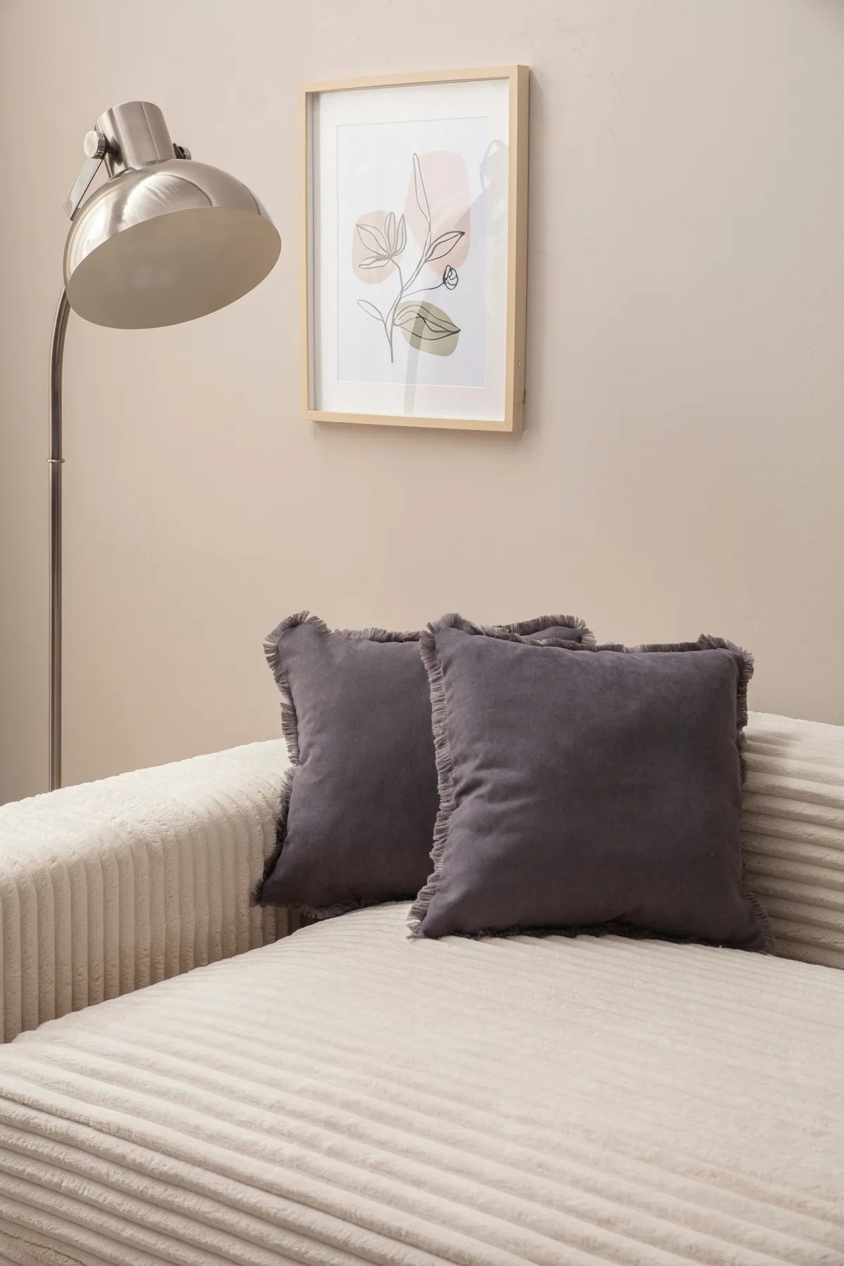 Комплет од 2 навлаки за перници Aberto Design 43x43 см сива