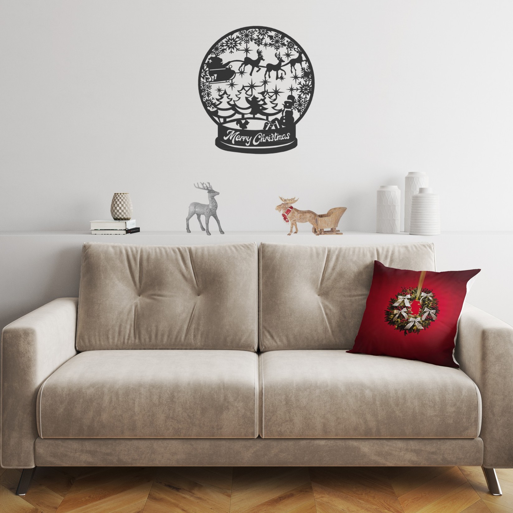 Перница Аберто Дизајн 43x43см во боја