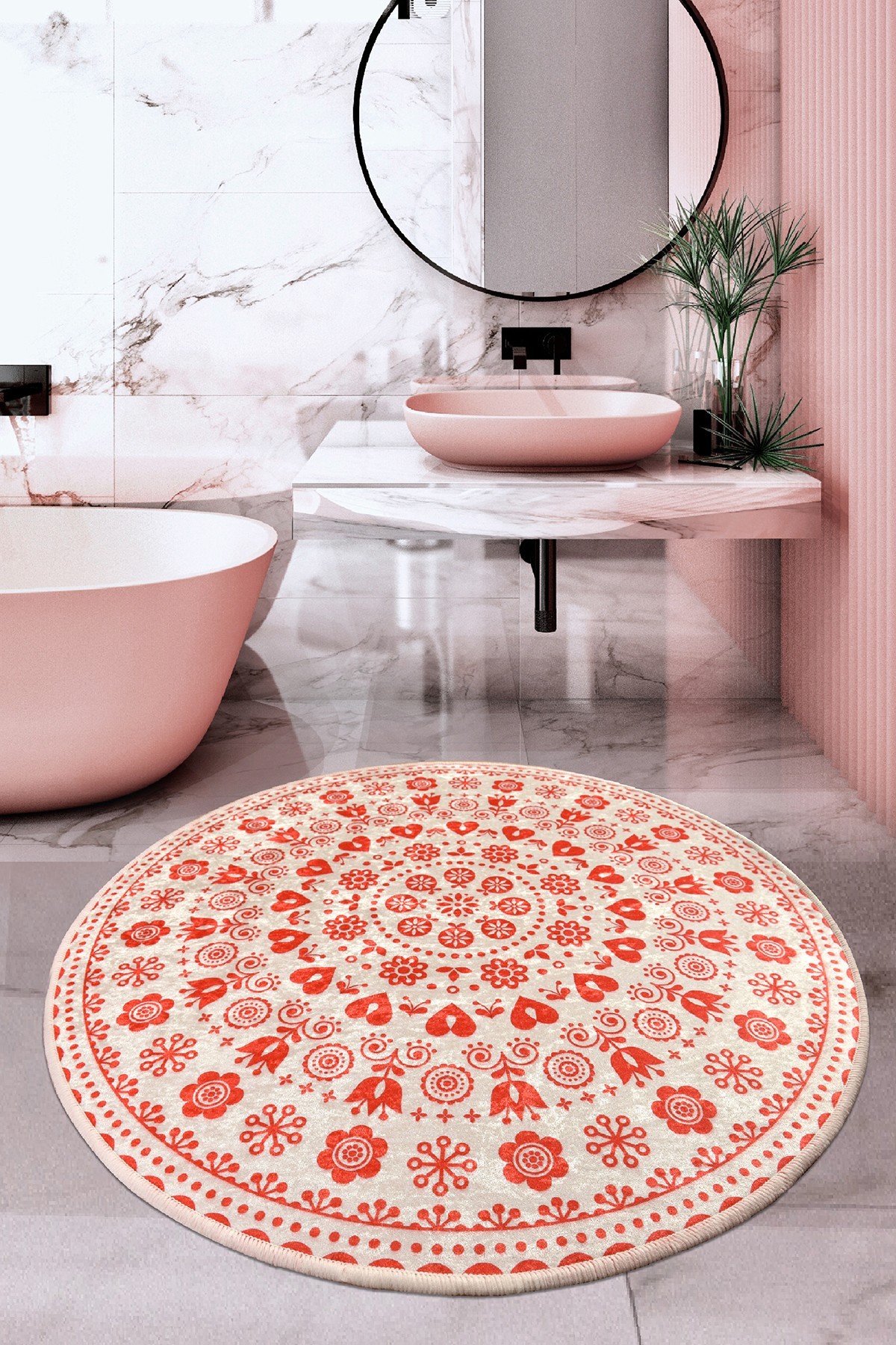 L'essentiel Maison тепих за бања 140cm Шарена