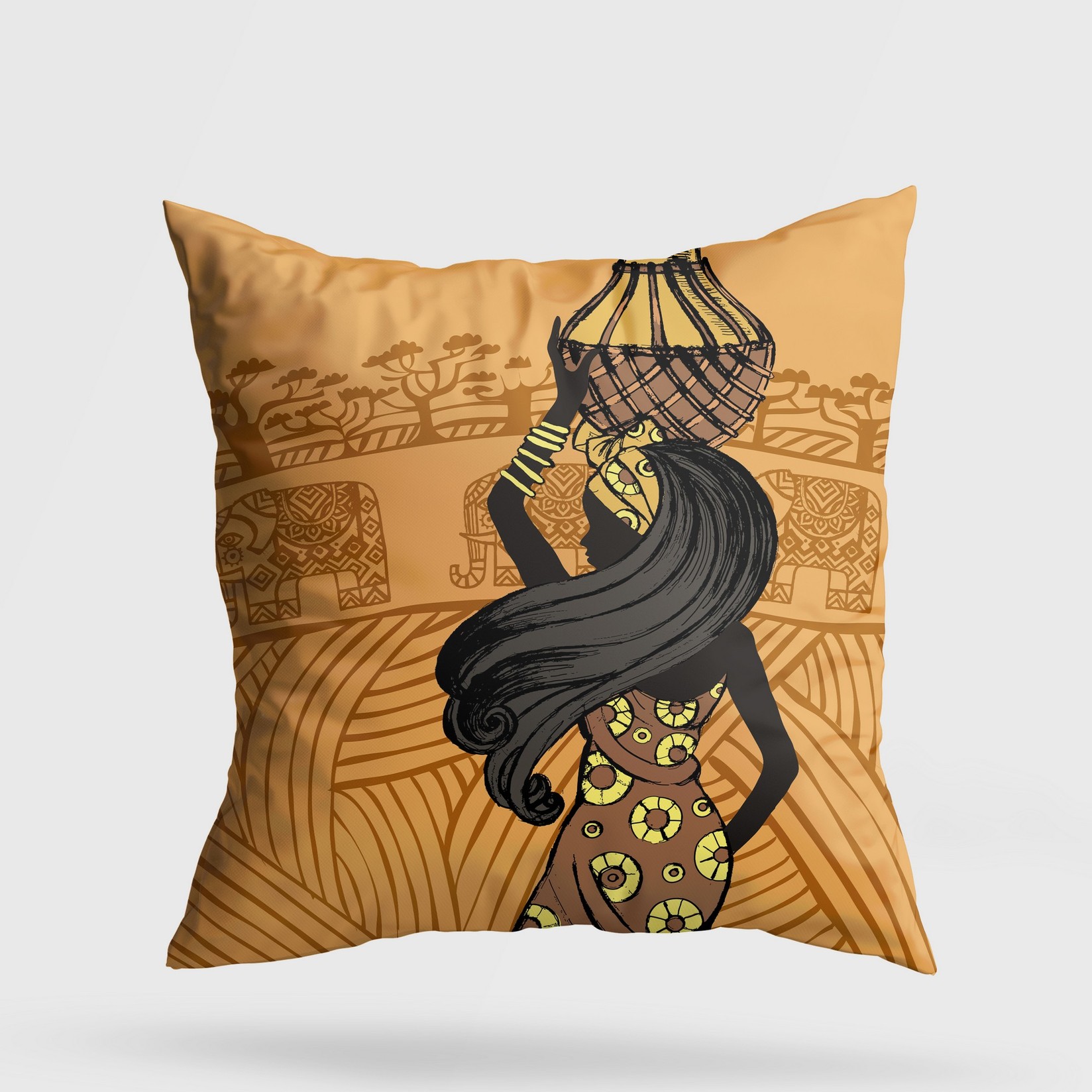 Перница Аберто Дизајн 43x43 см во боја