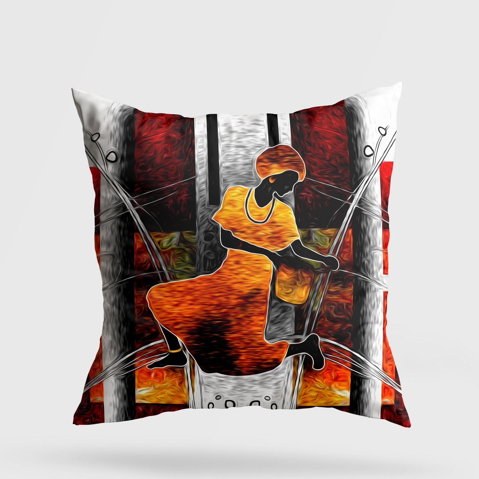 Перница Аберто Дизајн 43x43см во боја