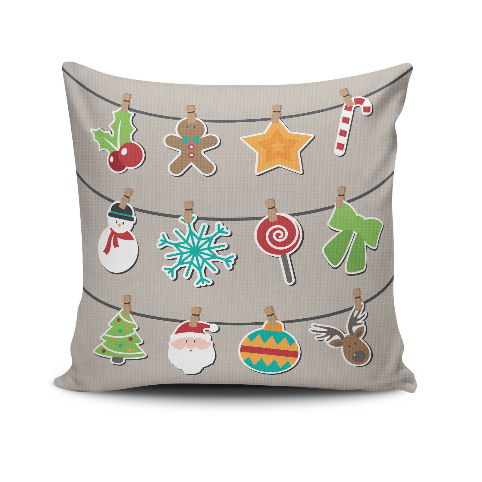 Перница Аберто Дизајн 43x43см во боја