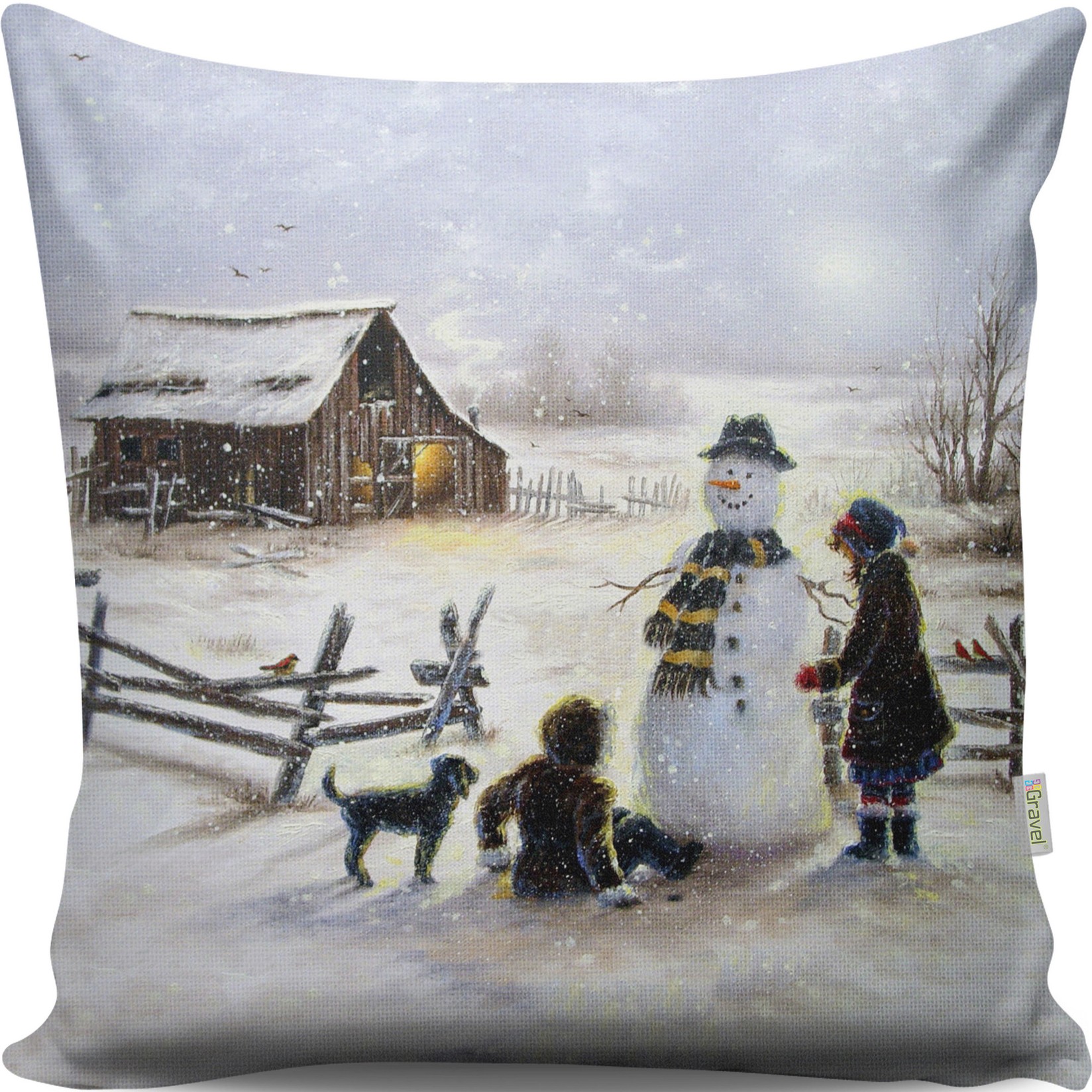 Перница Аберто Дизајн 43x43см во боја