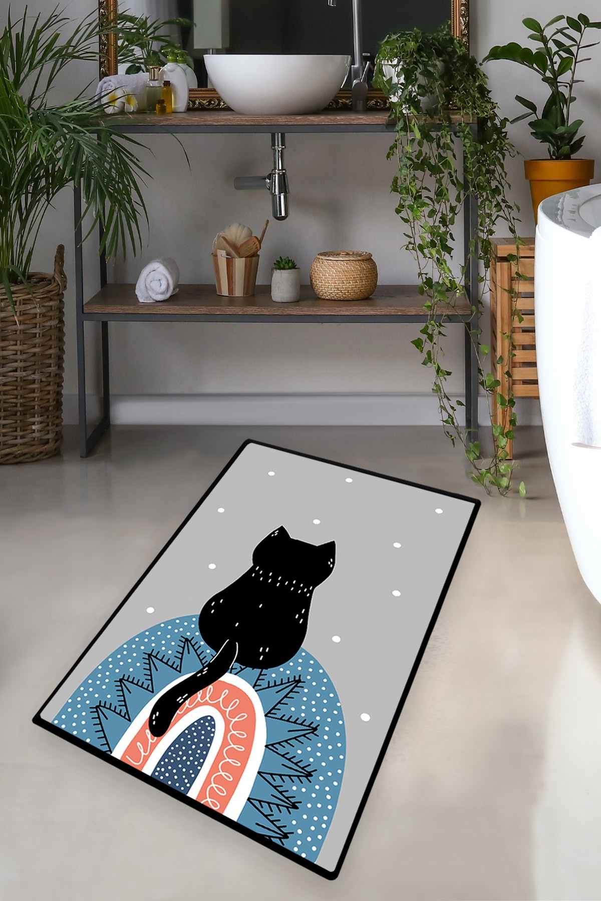 Простирка за бања L'essentiel Maison 70x120cm Шарена