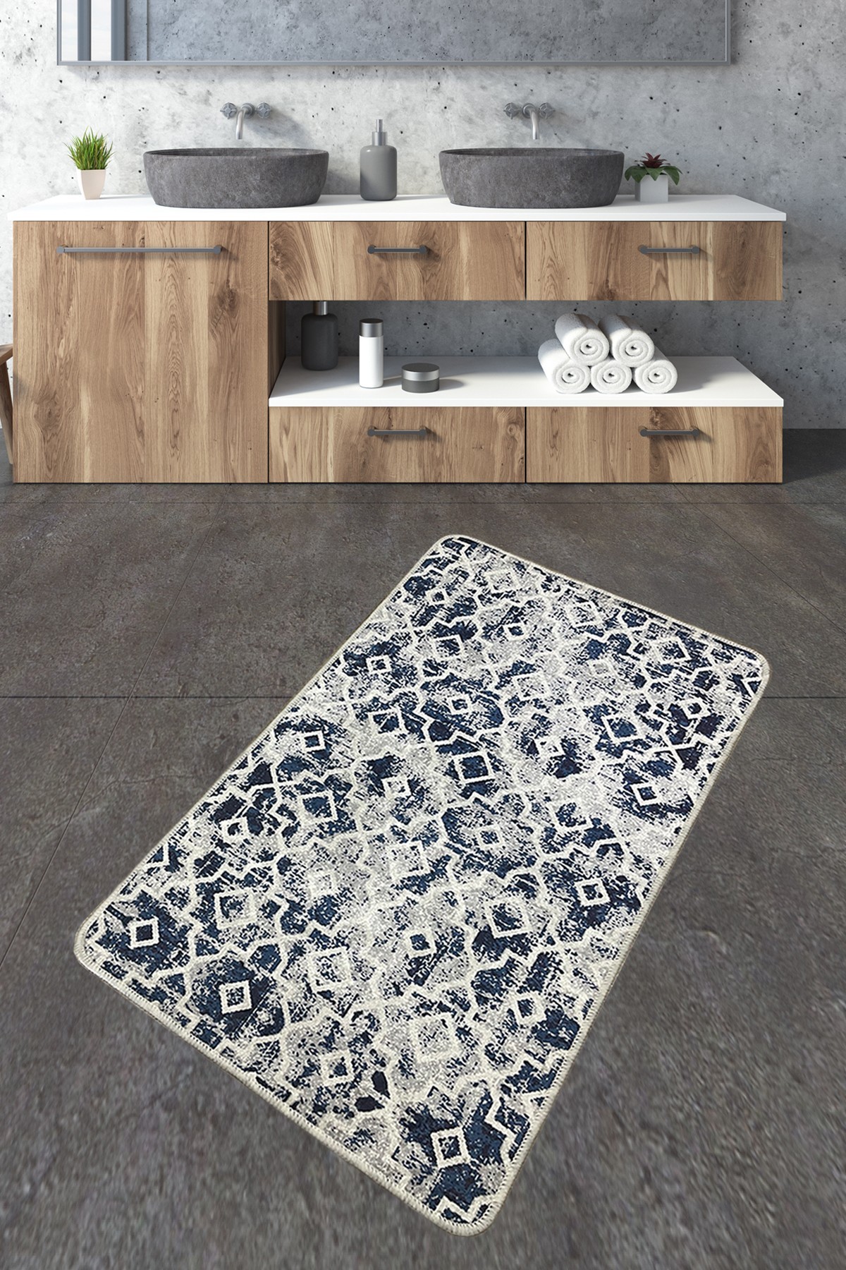 Простирка за бања L'essentiel Maison 70x120cm Шарена