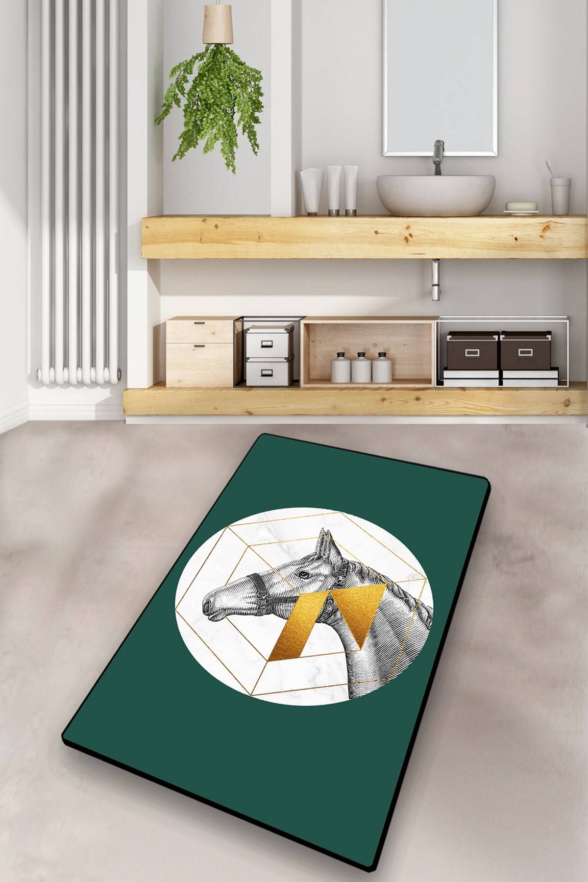 Простирка за бања L'essentiel Maison 70x120cm Шарена