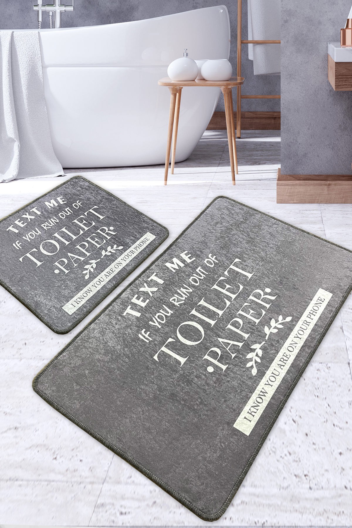 L'essentiel Maison Сет од 2 килими за бања Шарени