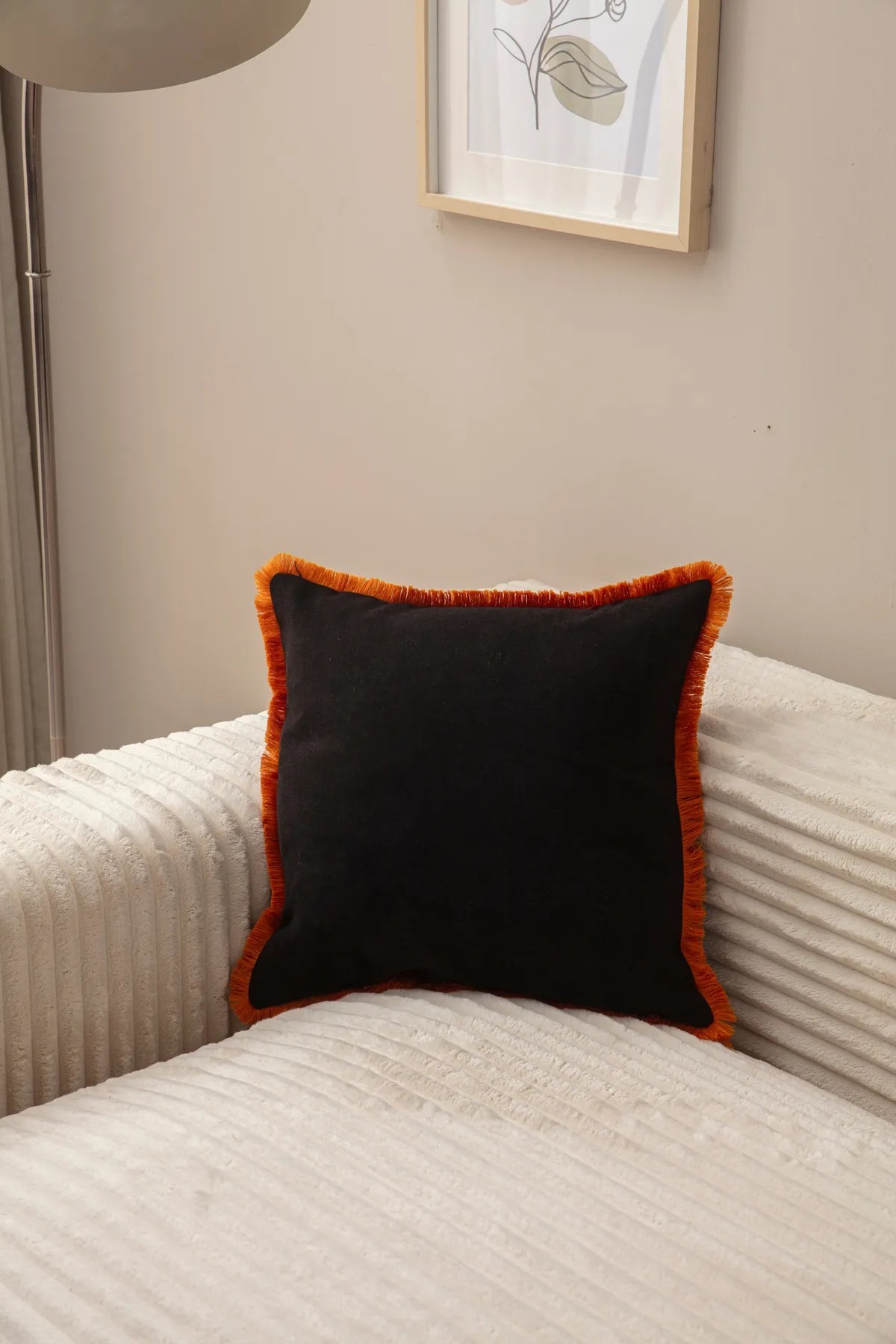 Aberto Design Навлака за перница 43x43cm црна