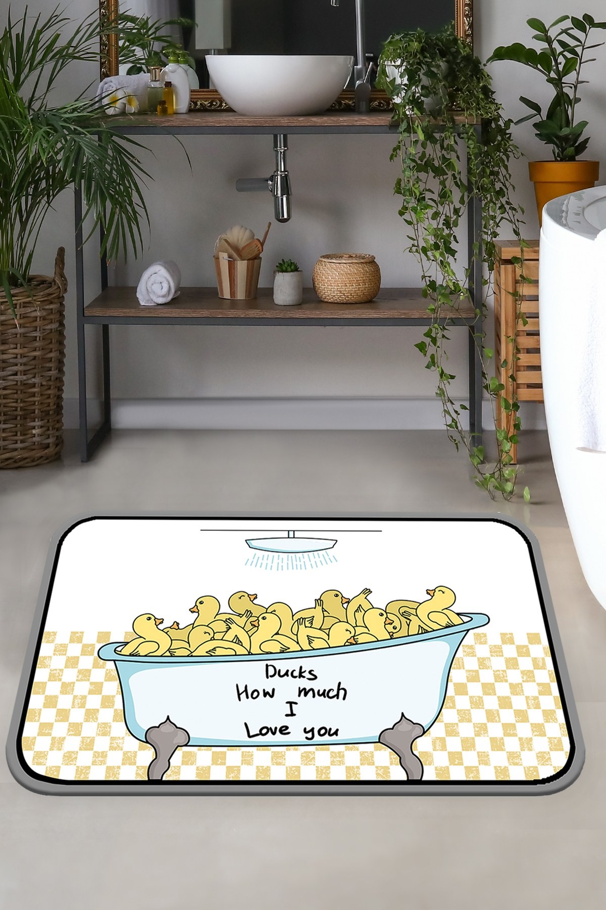 Простирка за бања L'essentiel Maison 70x120cm Шарена