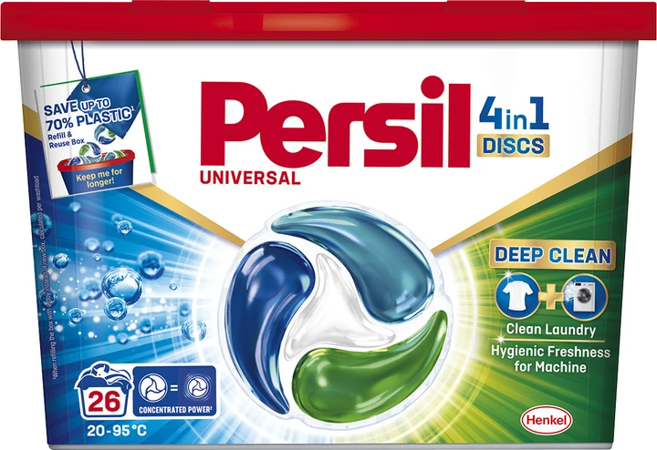 PERSIL Капсули за перење алишта Universal 4in1 discs