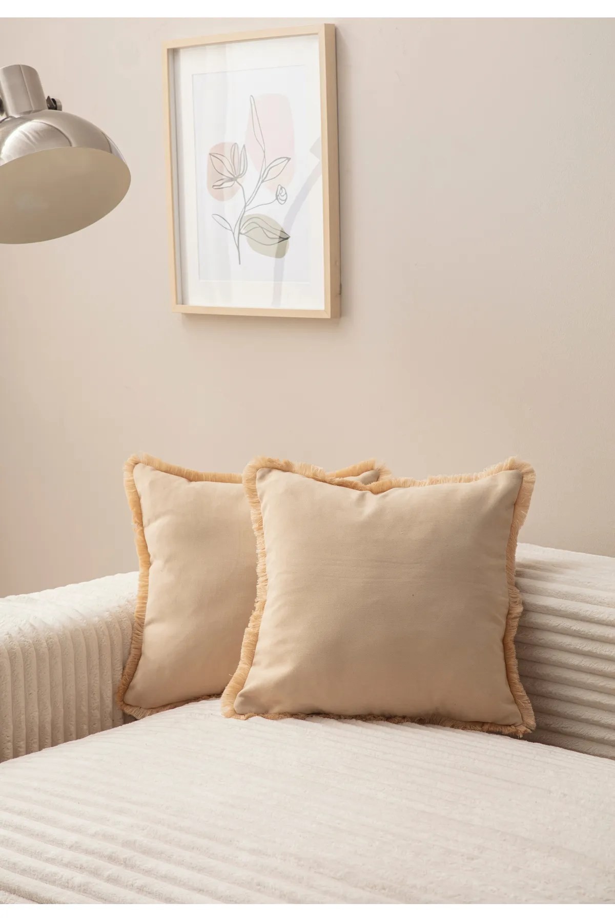 Комплет од 2 навлаки за перници Aberto Design 43x43cm беж