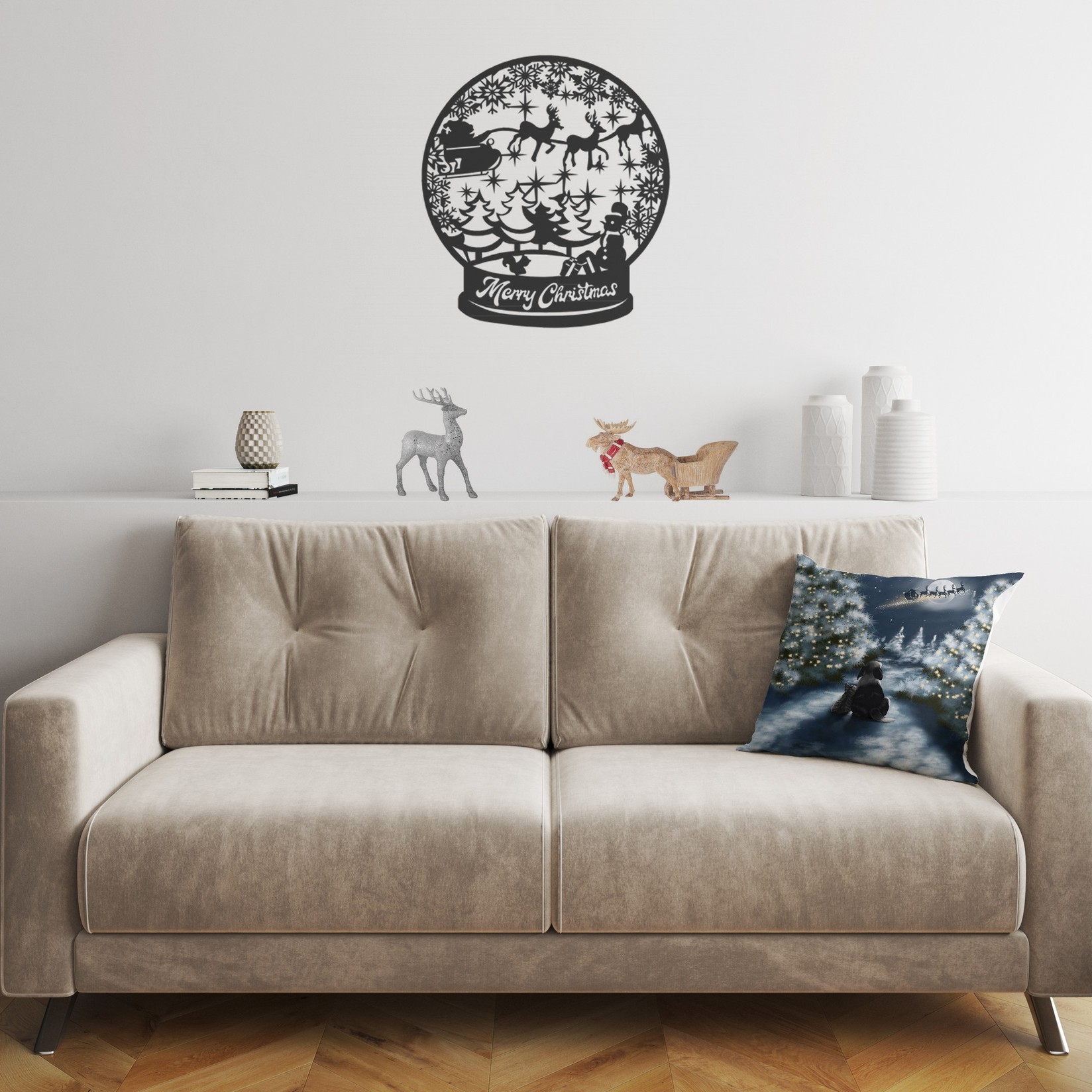 Перница Аберто Дизајн 43x43 см во боја