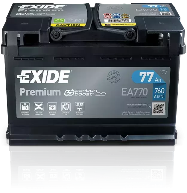 EXIDE Акумулатор Premium 12V 77ah 760a D+