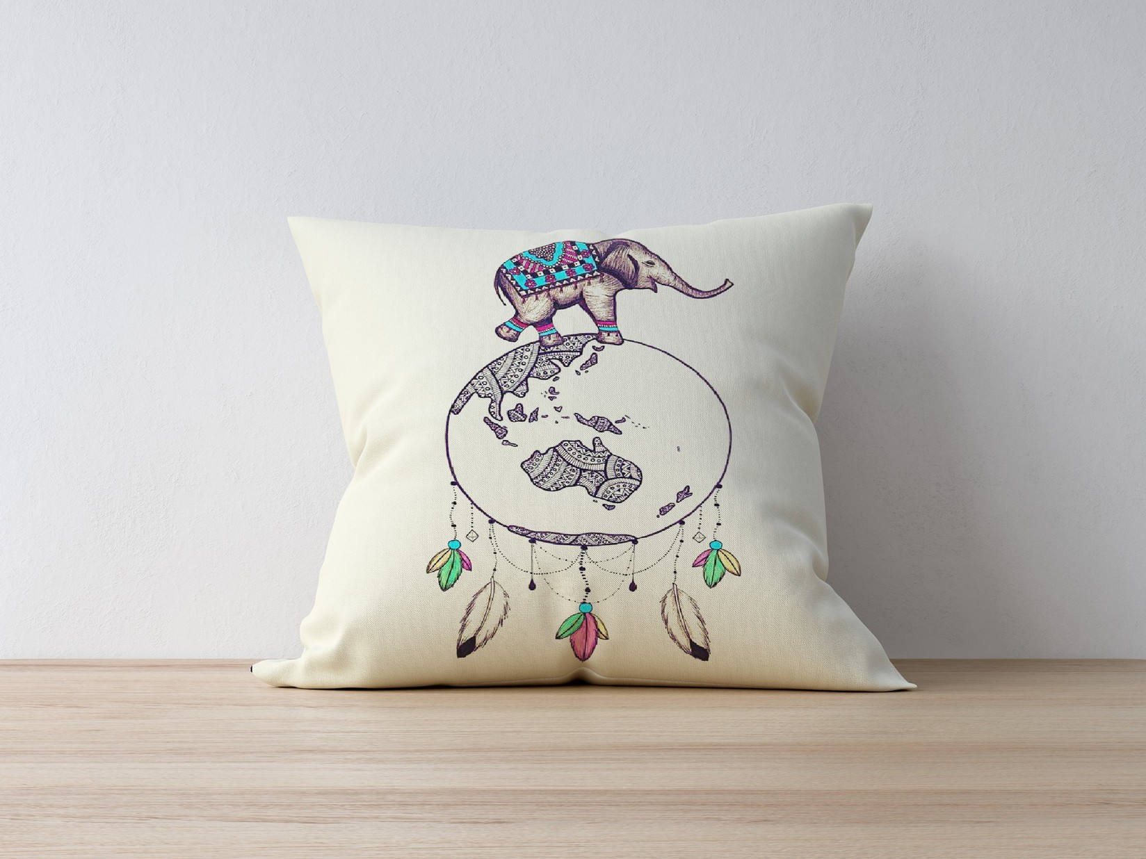 Навлака за перница Aberto Design 43x43cm во боја