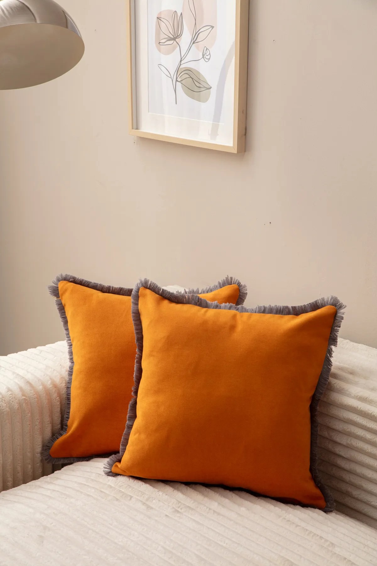 Комплет од 2 навлаки за перници Aberto Design 43x43 см портокалова