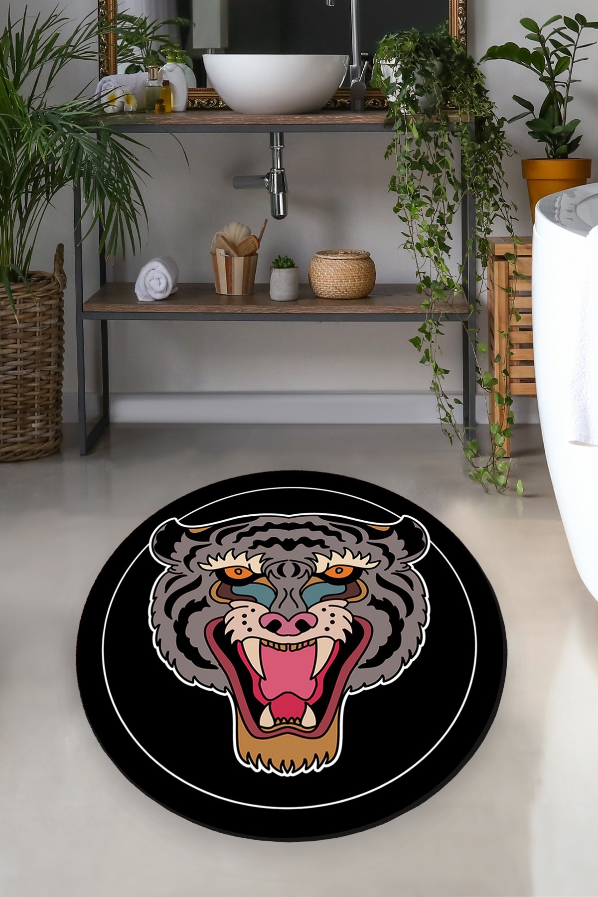 L'essentiel Maison тепих за бања 140cm Шарена