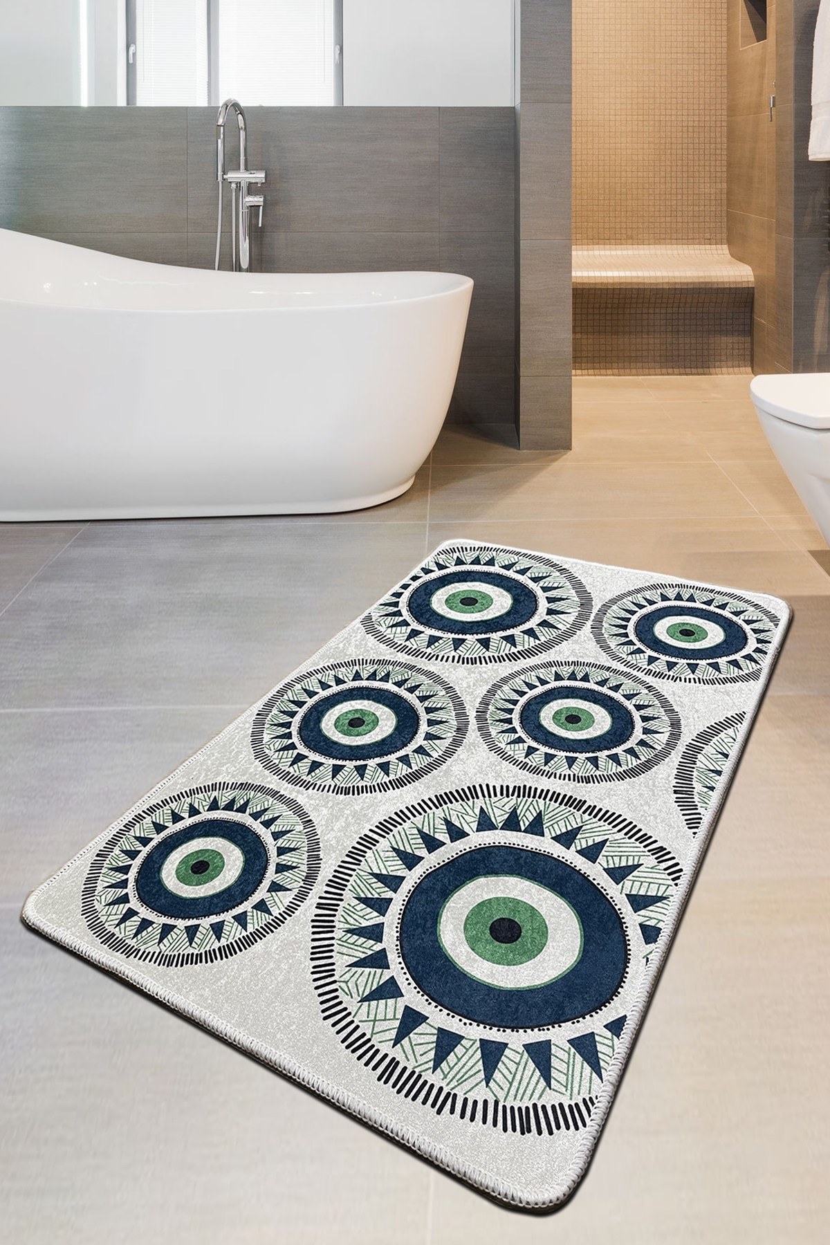 Простирка за бања L'essentiel Maison 70x120cm Шарена