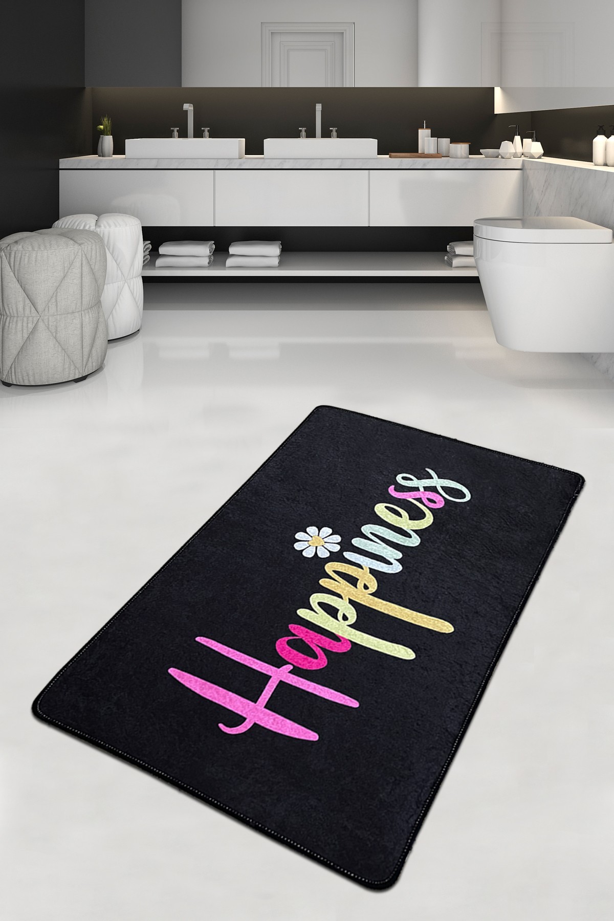 Простирка за бања L'essentiel Maison 70x120cm Шарена