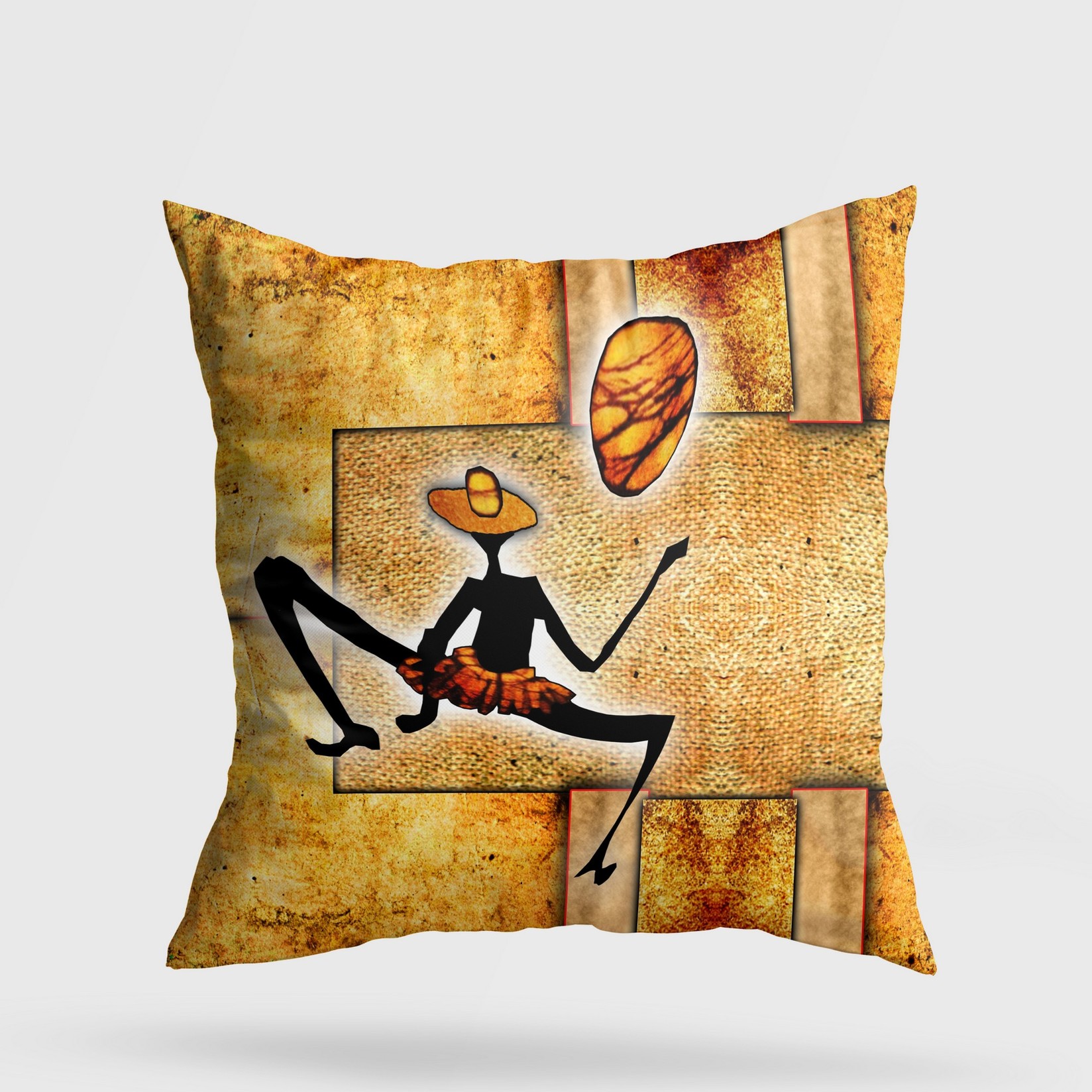 Перница Аберто Дизајн 43x43 см во боја