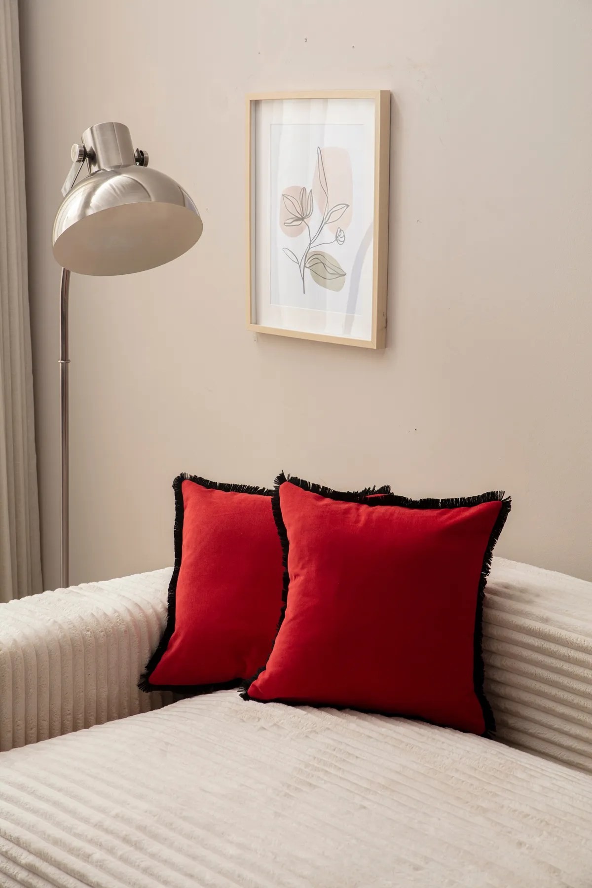 Комплет од 2 навлаки за перници Aberto Design 43x43 см црвена