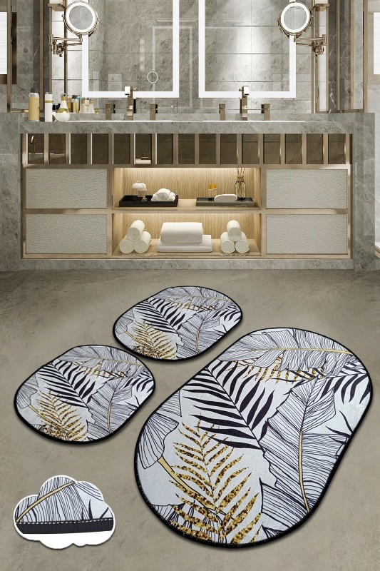 L'essentiel Maison Сет од 3 килими за бања Шарени