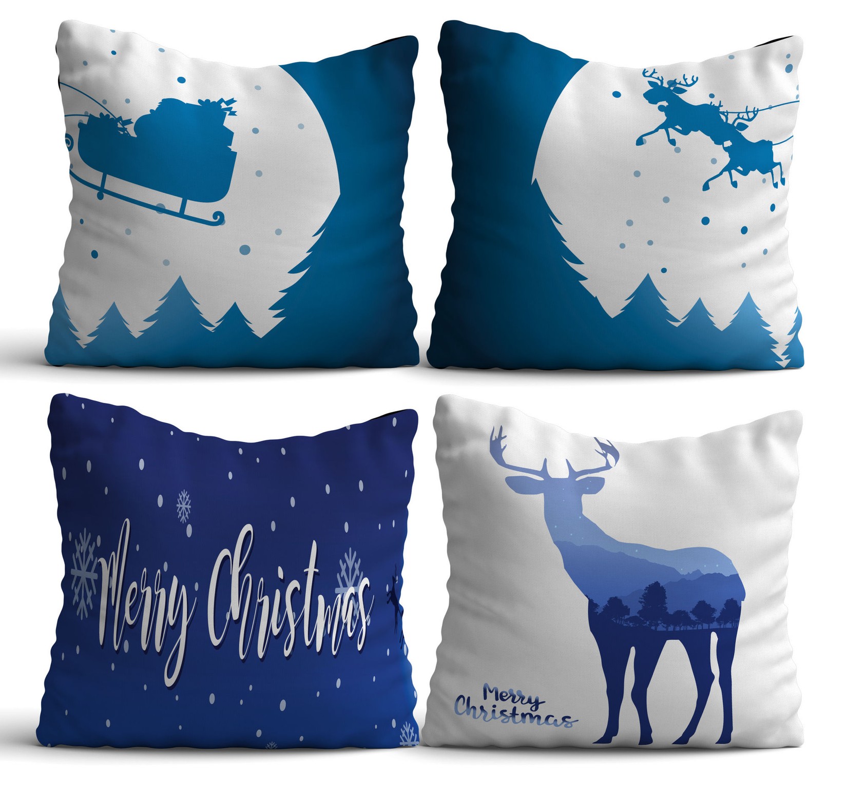 Комплет од 4 перници Aberto Design 43x43cm во боја