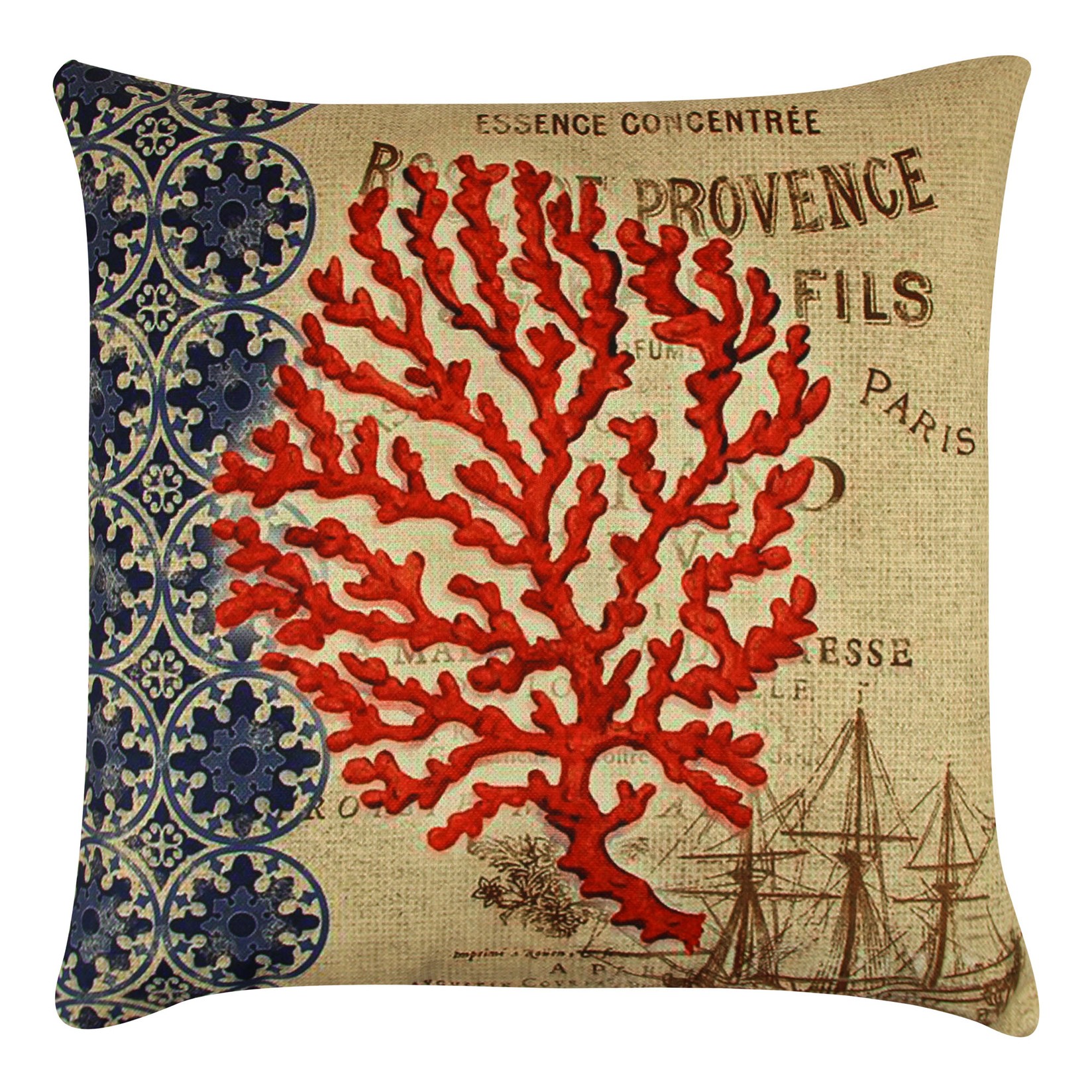 Перница Аберто Дизајн 43x43 см во боја