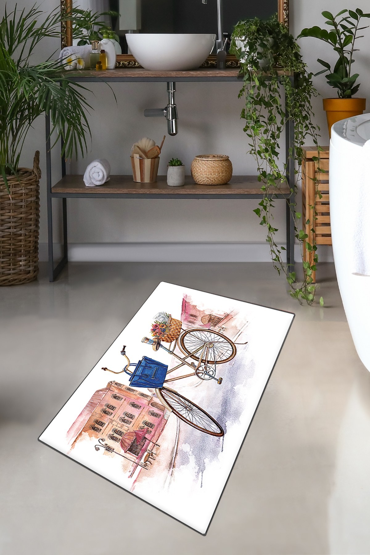 Простирка за бања L'essentiel Maison 70x120cm Шарена