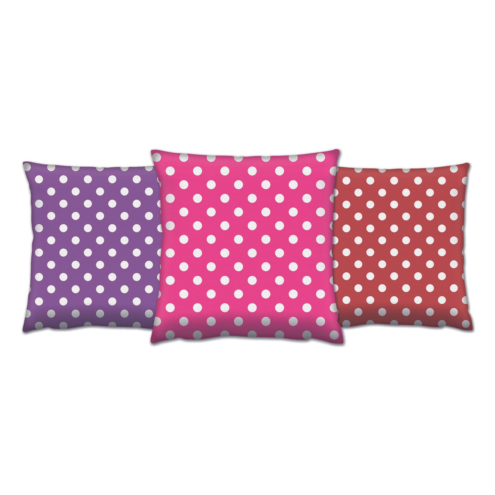 Комплет од 3 перници Aberto Design 43x43cm Шарени