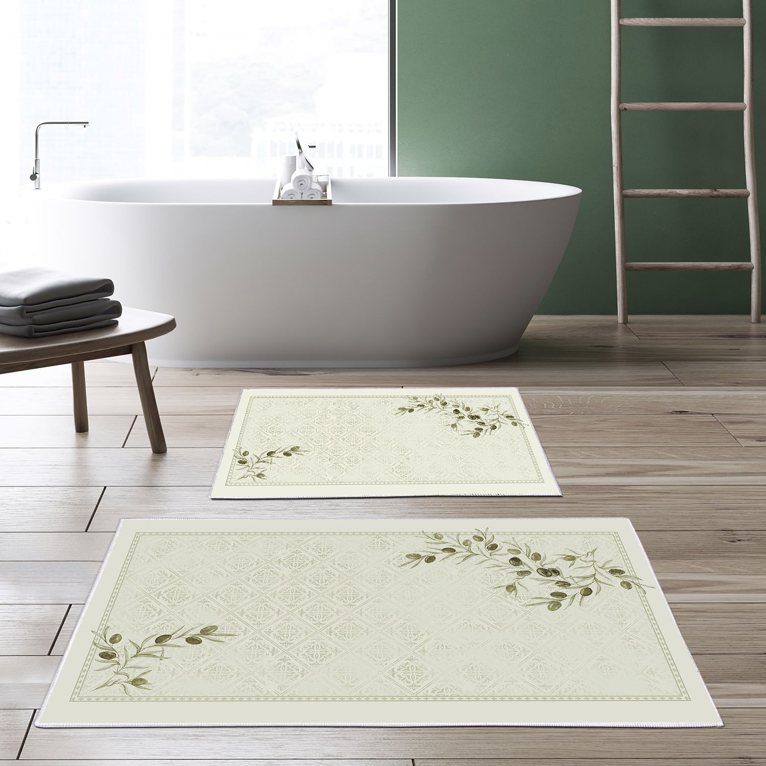 L'essentiel Maison Сет од 2 килими за бања Шарени