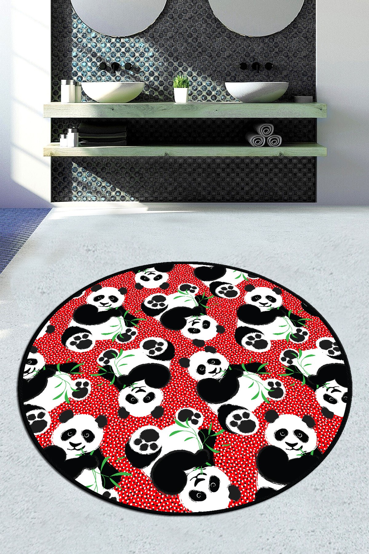 Простирка за бања L'essentiel Maison 160cm Шарена