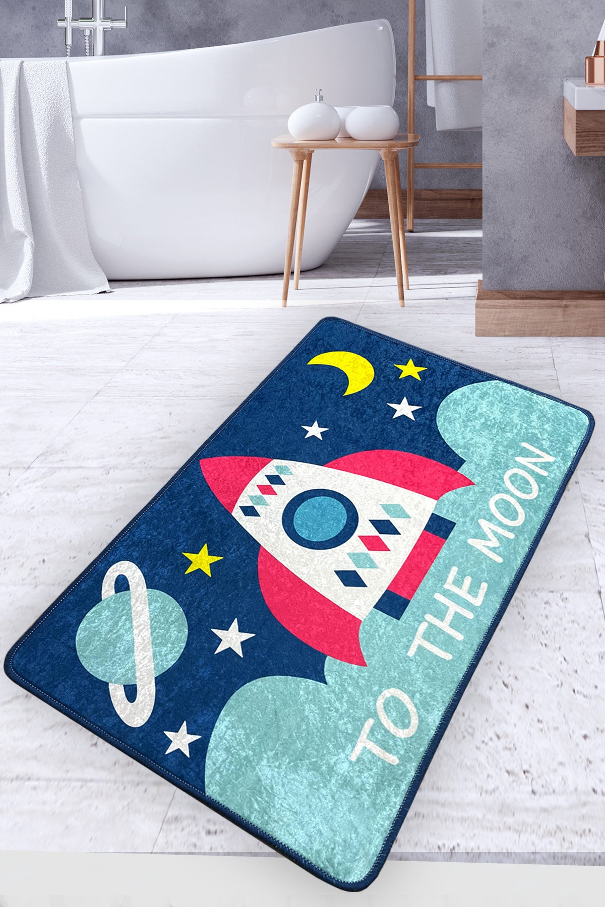 Простирка за бања L'essentiel Maison 70x120cm Шарена