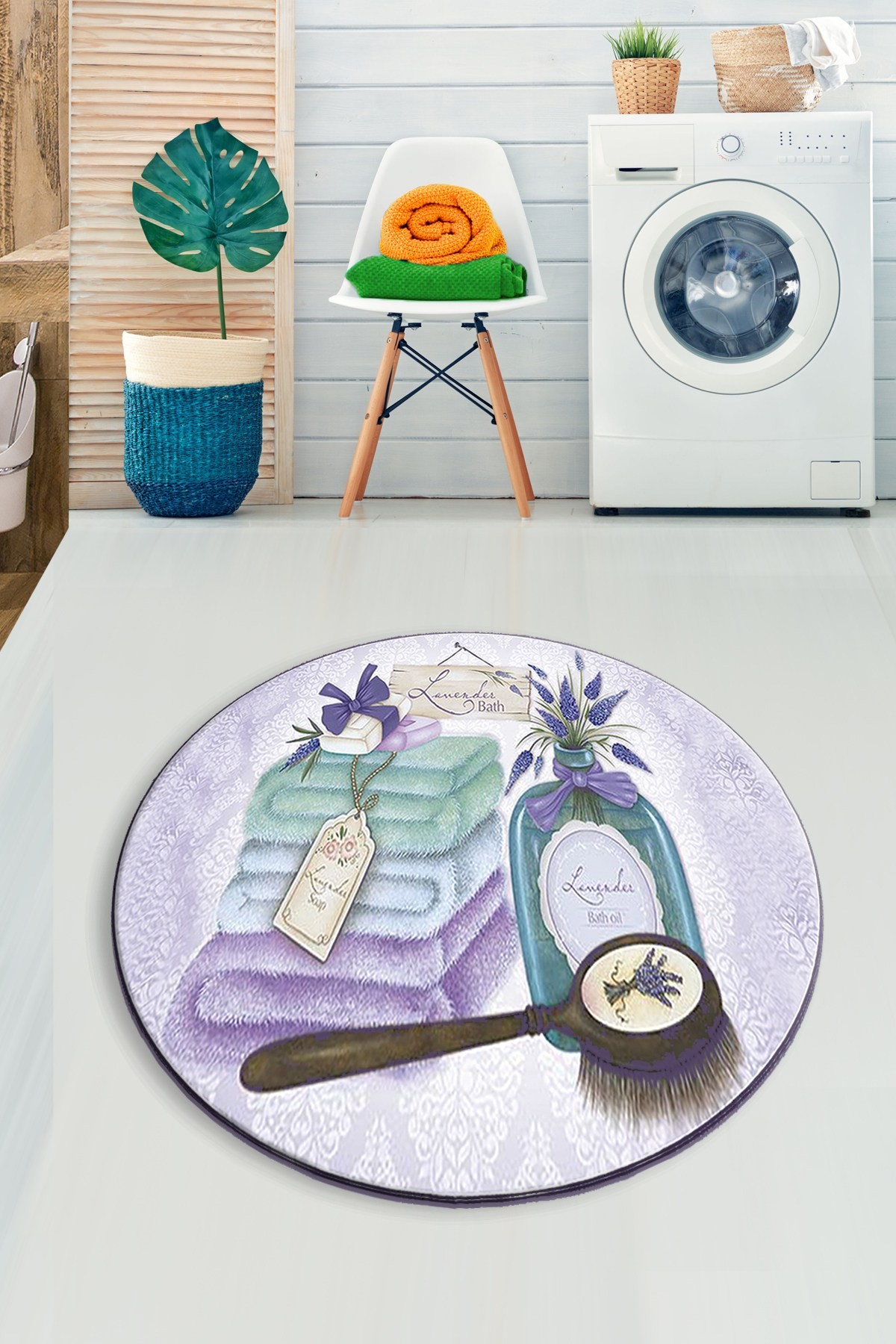 Простирка за бања L'essentiel Maison 200cm Шарена