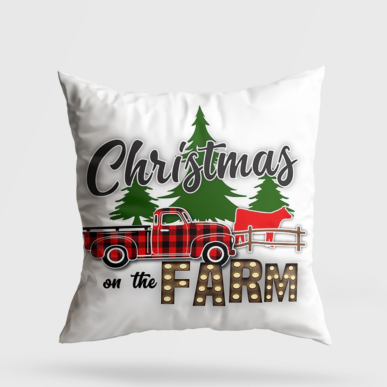 Перница Аберто Дизајн 43x43 см во боја