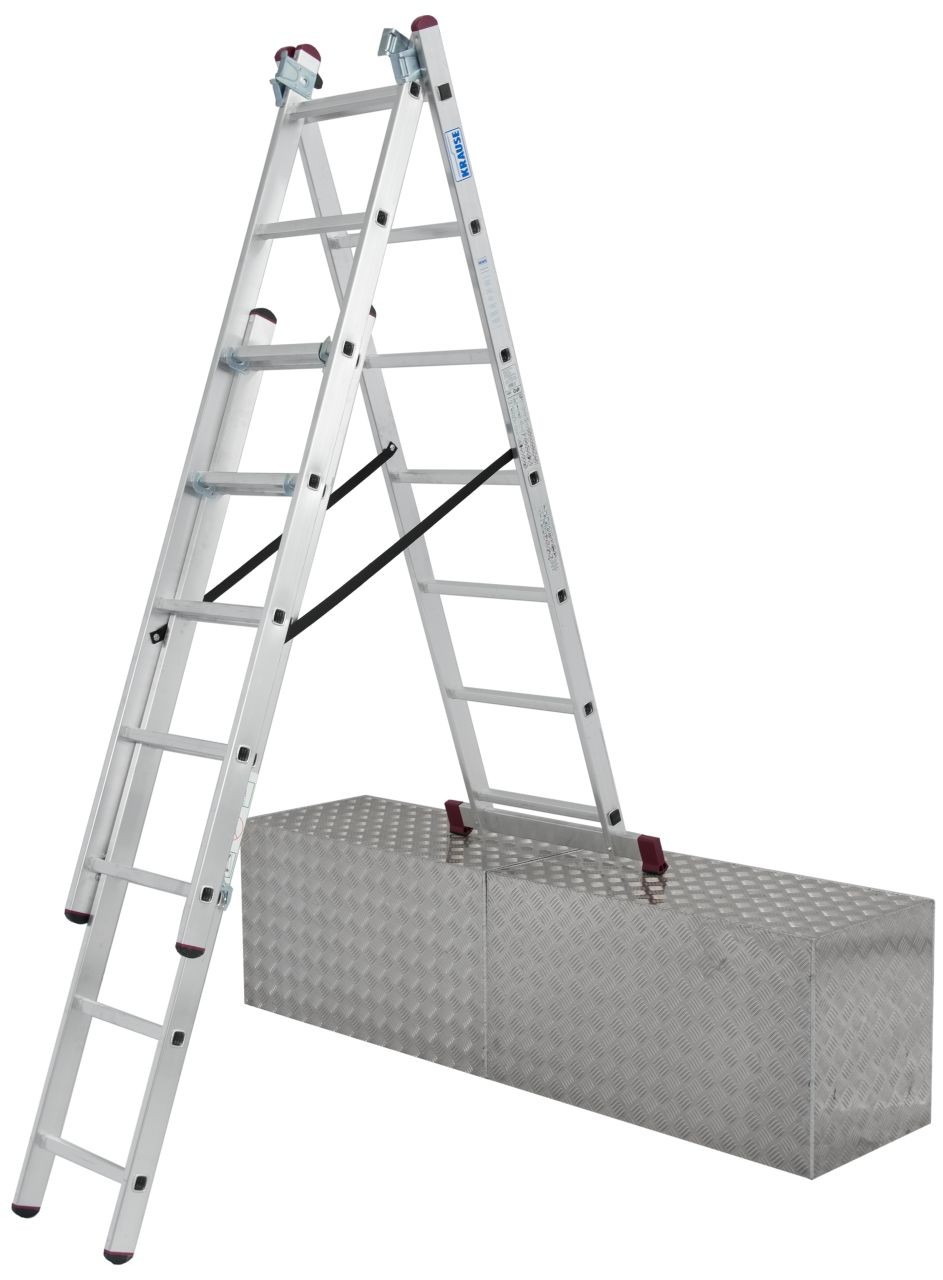 KRAUSE Скала алуминиумска троделна 3*7 цорда 033376