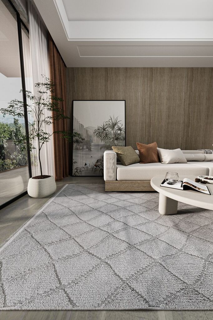 Conceptum Hypnose Carpet Newyork 3111, 80 x 350 cm, сива боја