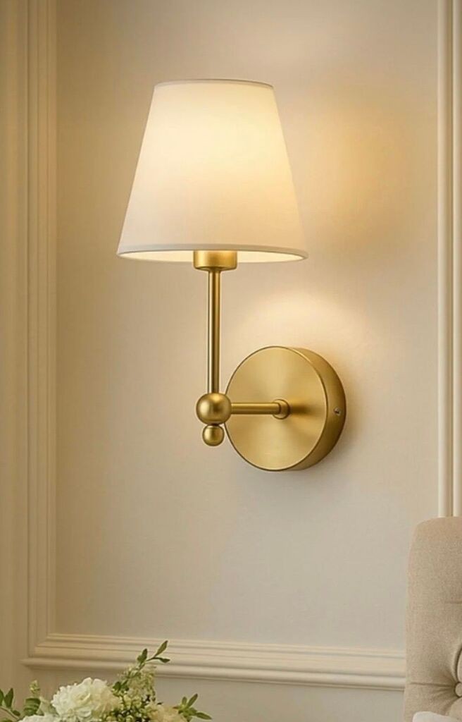 Opviq dzидна светилка BRZ-343417, златна боја