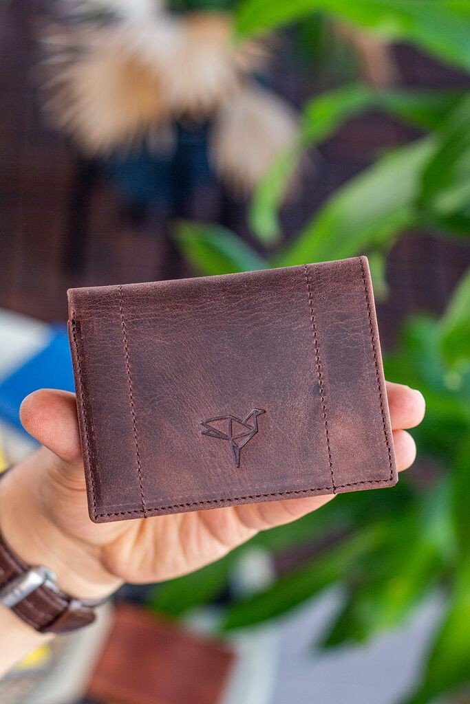 Машки паричник Bagmore Franklin Crazy, кафеав