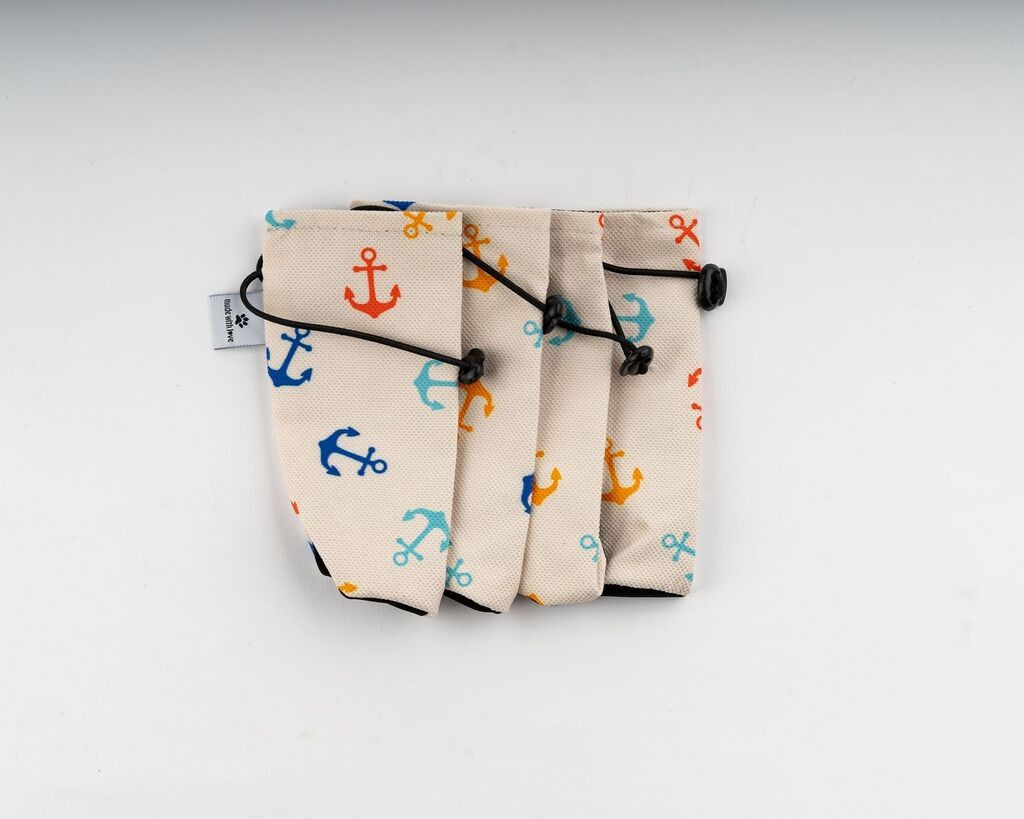 Чевли за кучиња „Paws & Whiskers", водоотпорни, бели