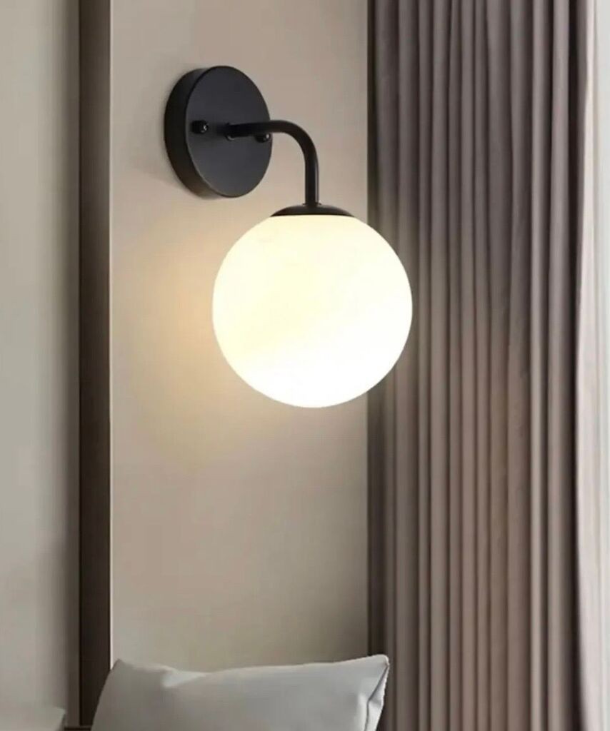 Opviq dzидна светилка BRZ-340065, црна