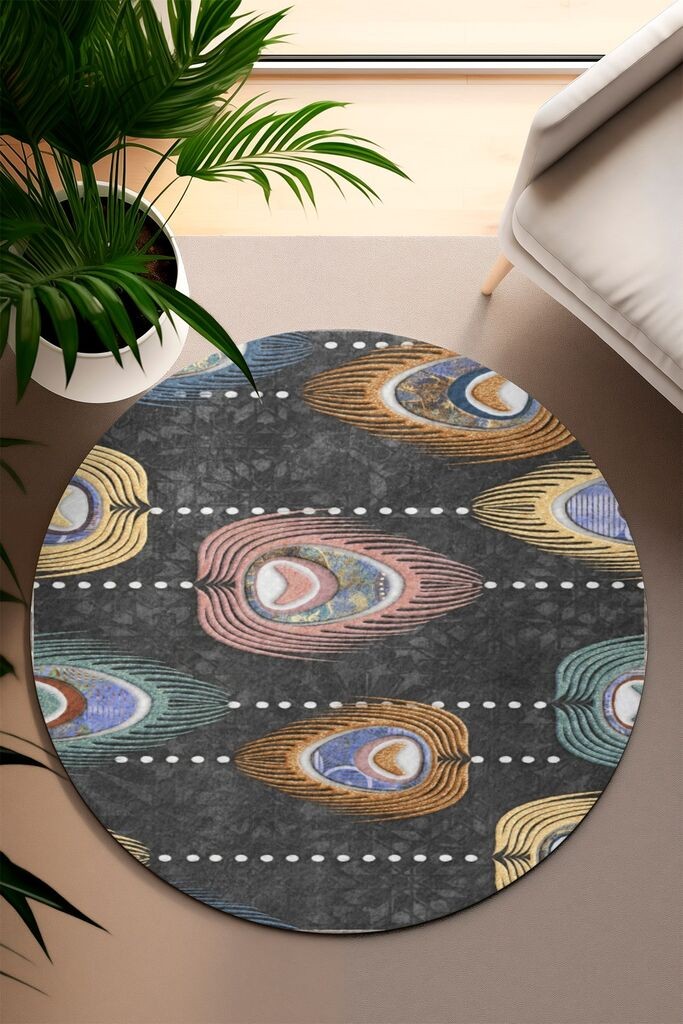 Conceptum Hypnose тепих DA-2068 Y, 160 cm, Шарена