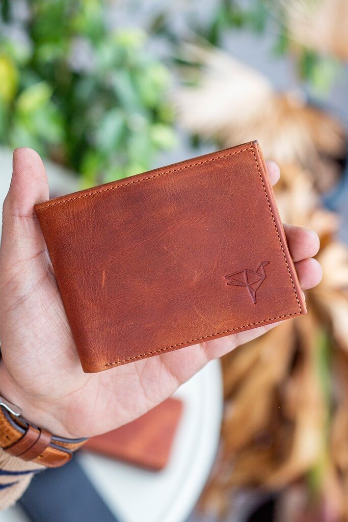 Капела за машки паричници „Багмор", кафеава