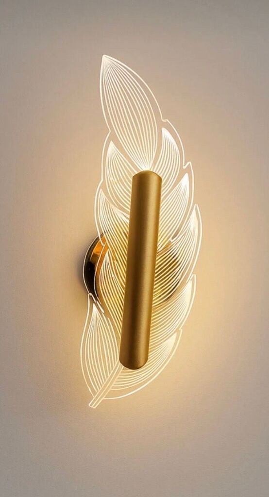 Opviq dzидна светилка BRZ-343409, златна боја