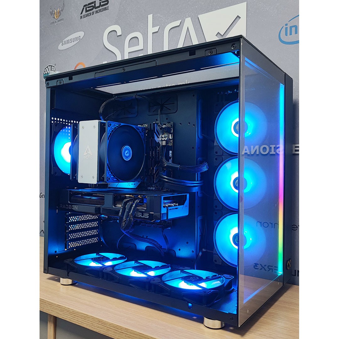 PowerCube Персонален компјутер G4250 Soul Reaper Gen9 Ryzen 5 9600X/ 32GB DDR5/ NVMe 2.0TB/ RTX 5070 12GB