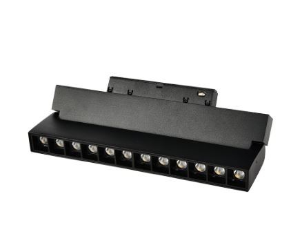 Horoz Магнетна светилка за шина 12W 4200K црна Хороз 129-003-0012