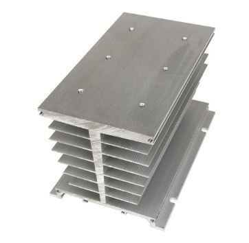 Alfa Electric Ладилник за 100A трофазен SSR, 150x100x95mm AESI02-150W