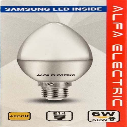Alfa Electric ЛЕД сијалица E14 C37 6W 4200K свеќа Samsung