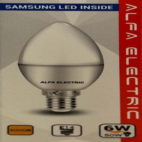 Alfa Electric ЛЕД сијалица E14 C37 6W 3000K свеќа Samsung